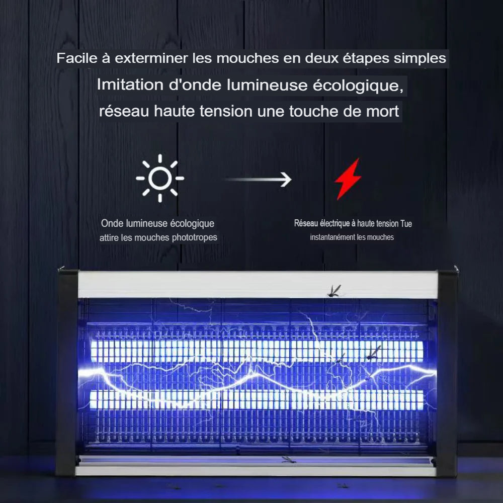 .Lampe LED Anti-Moustiques 2/4/6W, Répulsif UVA, Piège à Mouches, Muet, pour Maison et Chambre à Coucher