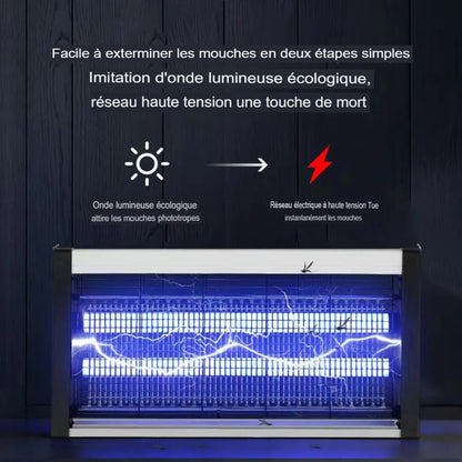 .Lampe LED Anti-Moustiques 2/4/6W, Répulsif UVA, Piège à Mouches, Muet, pour Maison et Chambre à Coucher