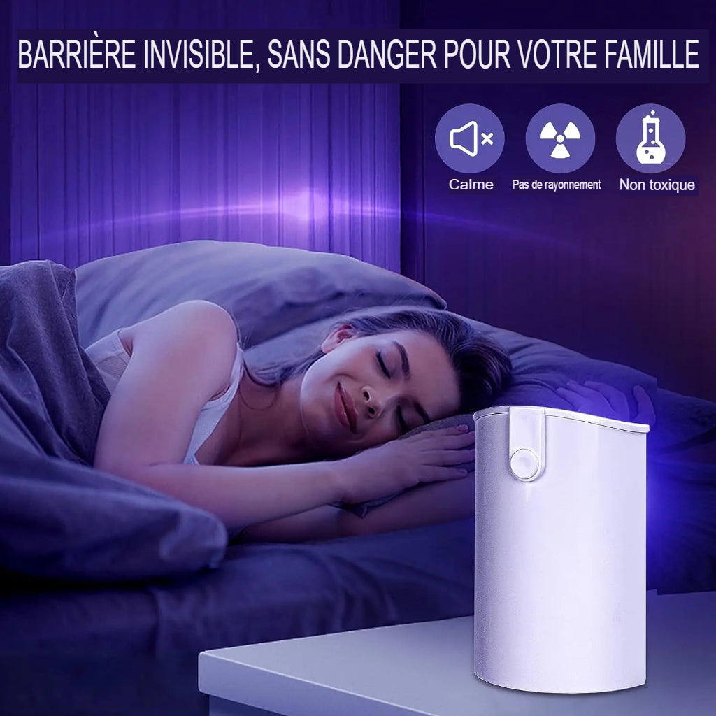 .Piège à insectes volants enfichable pour la maison, attrape-mites etc avec lumière UV nocturne, attractif d'insectes volants