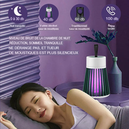 .Lampe UV anti-moustiques, chargeur USB, lampe antiparasitaire (sans batterie)